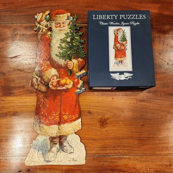 Liberty Puzzle Wooden Jigsaw Christmas Victorian Saint Nicholas 289pc Whimsy - Picture 1 of 10